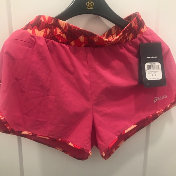 ASICS Women’s Shorts Size M Pink/ Multicolor - Picture 10 of 16